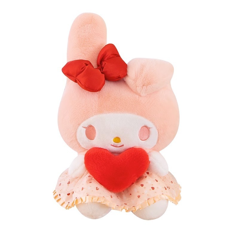 New product High Quality Plush Toys Kuromi Heart My Melody   Plush FigureToys Valentine Days