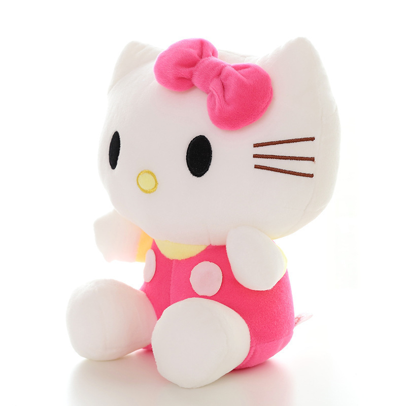 Hot sale cute cat doll KT cat plush toy cat doll pillow