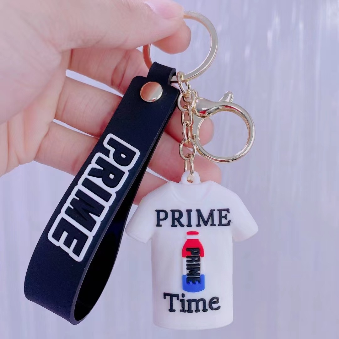 Custom Football Clubs Prime Bottle Key Rings Soccer Club T Shirt Clothing Keychain