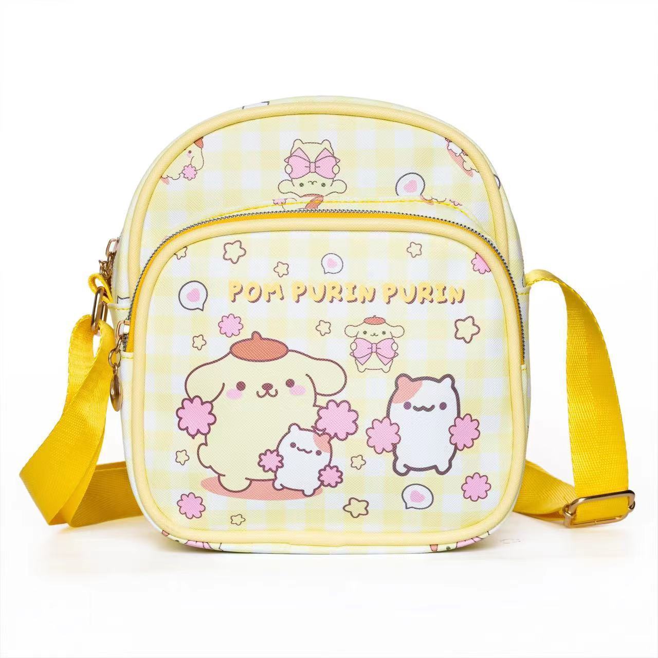 New Sanrio Bags Wholesale Kawaii Sanrio Kuromi PC Dog My Melody KT Shoulder Crossbody Kids Bags Backpack