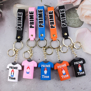 Custom Football Clubs Prime Bottle Key Rings Soccer Club T Shirt Clothing Keychain