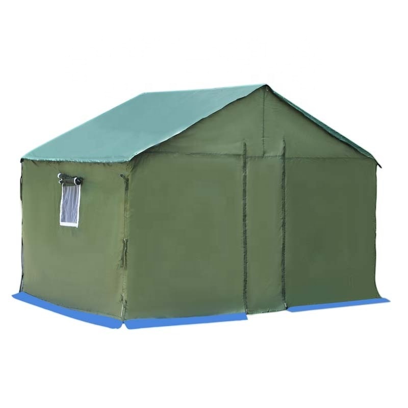 Construction Work Disaster Large Marquee Camping Temporary Life Refugee Relief Outdoor Tent