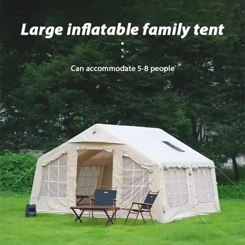 HaoYu Custom Size Tent Inflatable Air Tent Inflatable Camping Outdoor for 8/10/20 Person