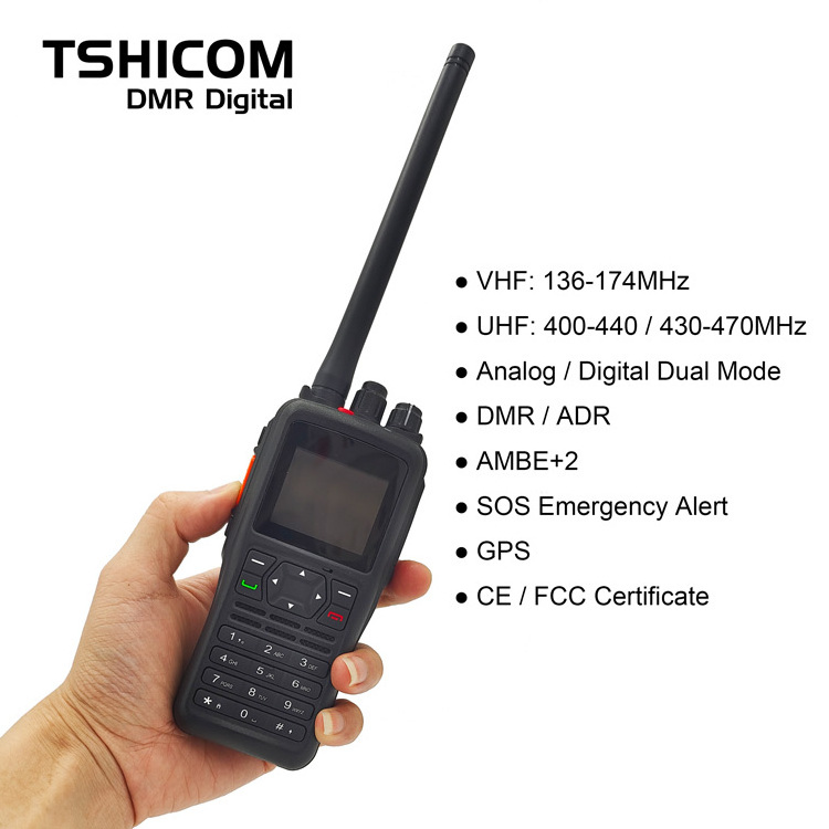 TSHICOM hot selling digital mobile radio TSC-PD950 with scrambler compatible with MOTOTRBO woki toki