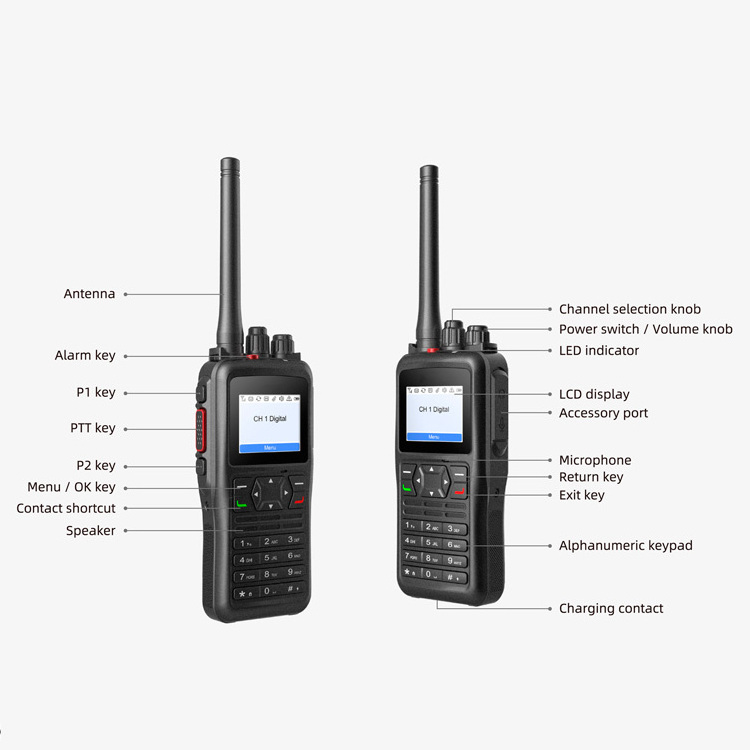 TSHICOM hot selling digital mobile radio TSC-PD950 with scrambler compatible with MOTOTRBO woki toki