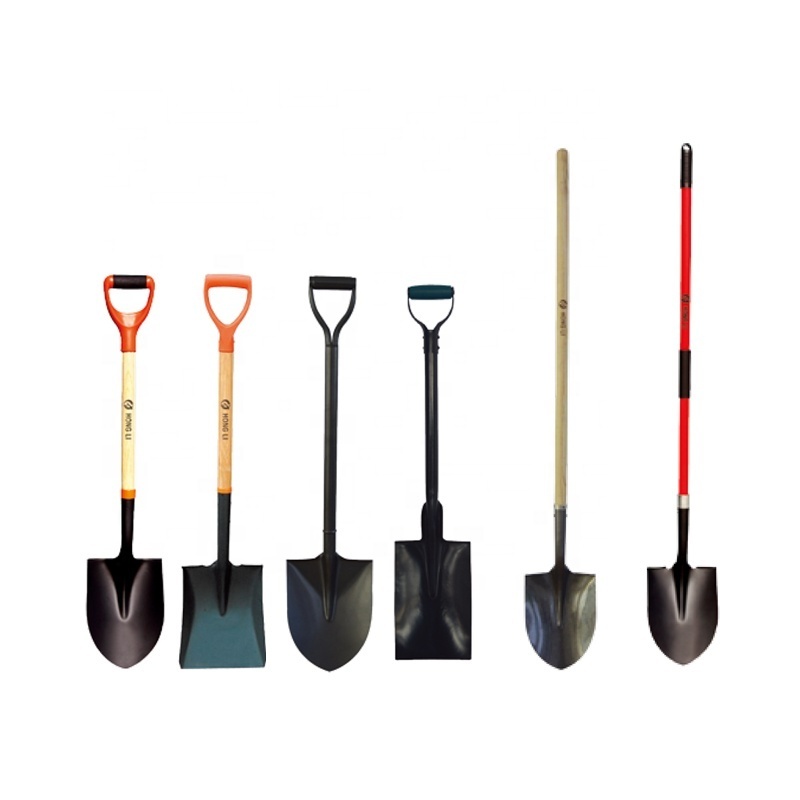 Good Quality Right Angle Shovel 110cm Rolling Pusher Aluminium Alloy Snow Sand Industrial Wooden Handle Snow Shovel for Car 12in