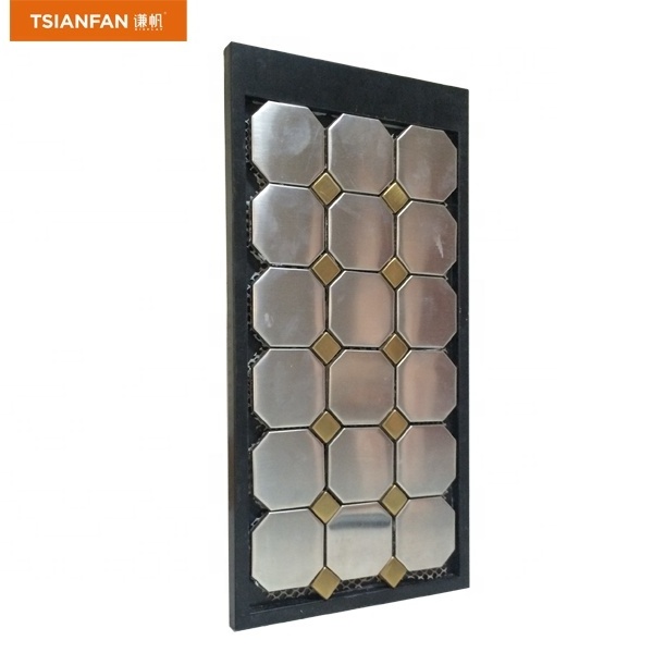 Factory Wholesale price customized Acrylic Sample Board Portable Ceramic marble mosaic tile for Showroom Display Racks Stands