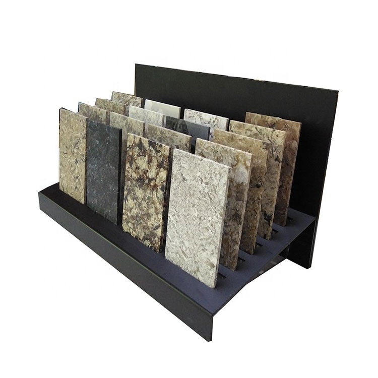 Tabletop Customized Logo Stone Tile Small Sample Acrylic Display Rack