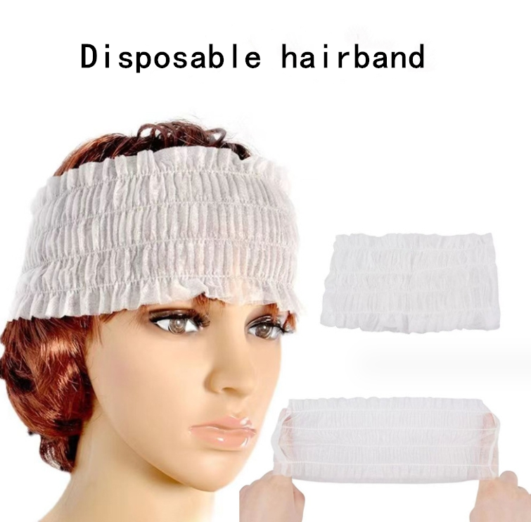 Bandeau for women SPA/Beauty Disposable Nonwoven snood Hair Bands