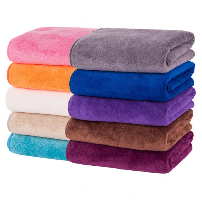 wholesale Cheap Large thickened absorbent microfiber car towel household cleaning towel