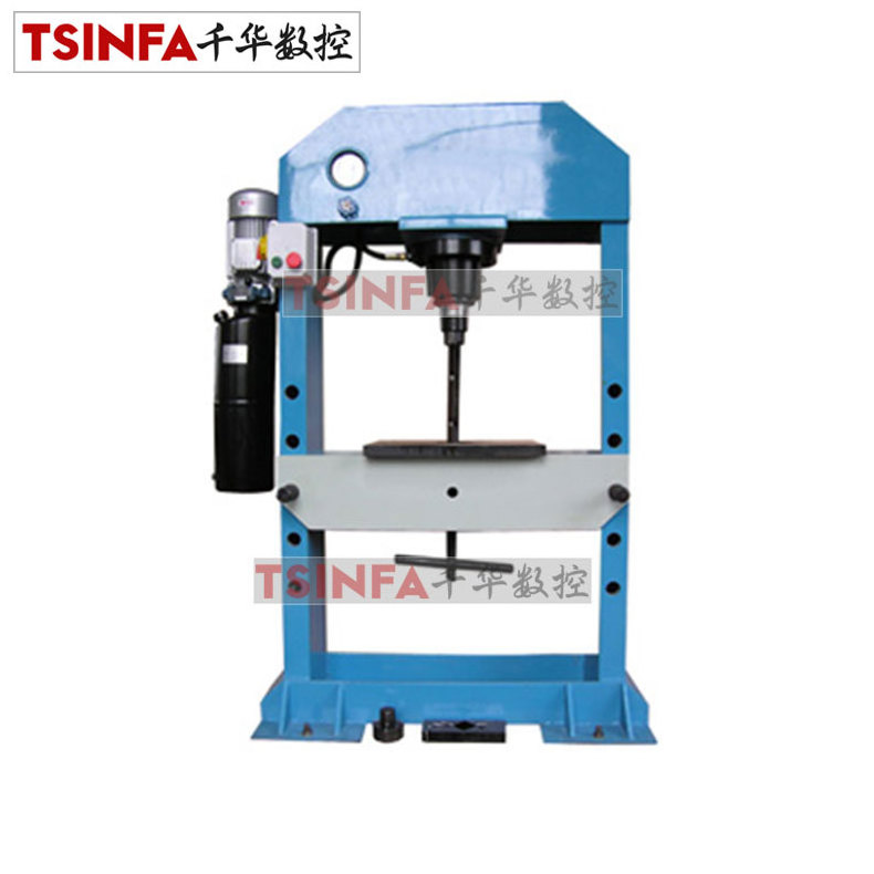 Electrical Hydraulic Press machine 10.20.30.50.63.100 ton press TPS-10 H frame gantry type oil press PLC moving table optional