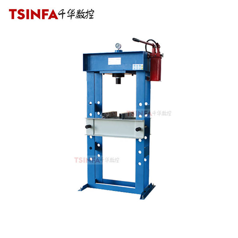 TPS-50S Manual Operated Hydraulic Press 50TON hydraulic deep drawing press machine H frame gantry type oil press China factory