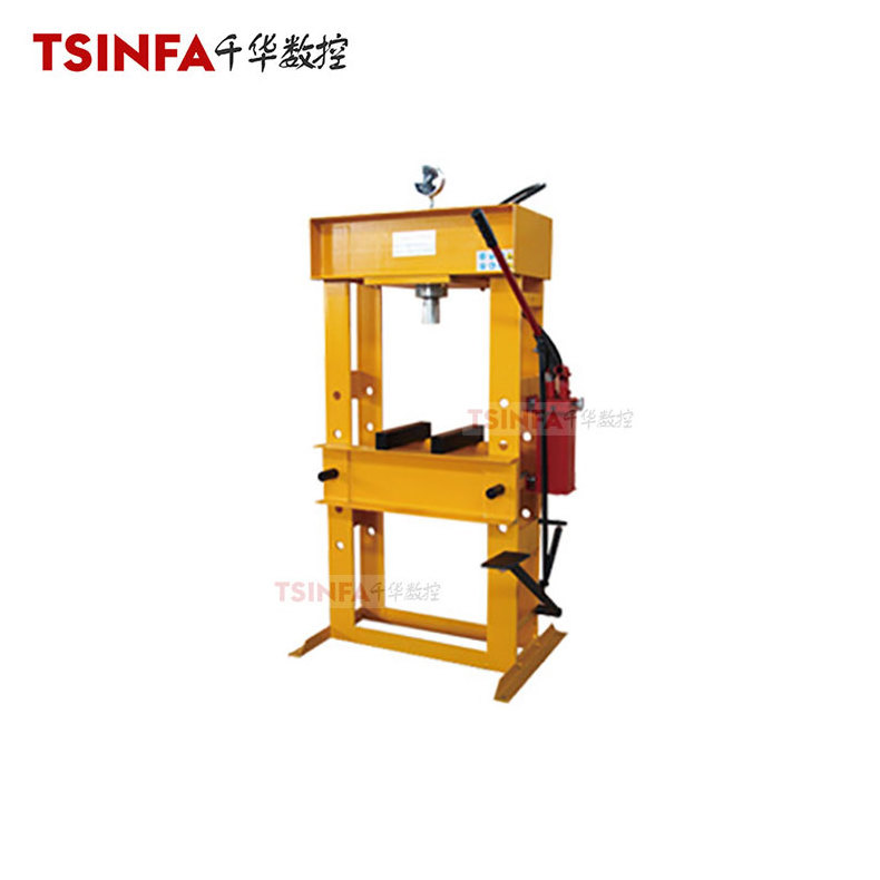 TPS-50S Manual Operated Hydraulic Press 50TON hydraulic deep drawing press machine H frame gantry type oil press China factory