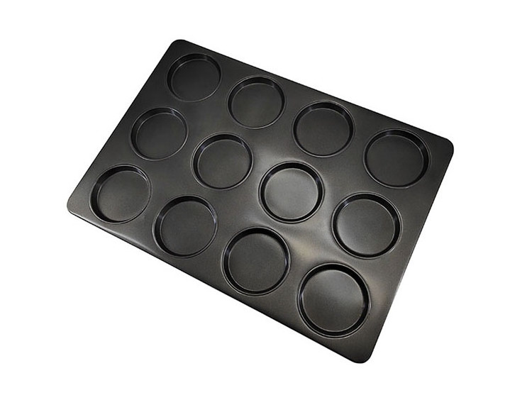 12/15/18/24/28 moulds Custom Made Metal Muffin Baking Pans Cupcake Muffin Tray 40*60 cm