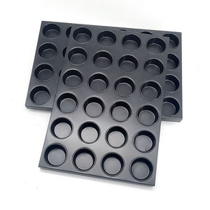 Durable Aluminized Steel 16/18/24 Cups Non Stick Muffin Tray Cupcake Baking Pan Commercial Bakery Baking Trays