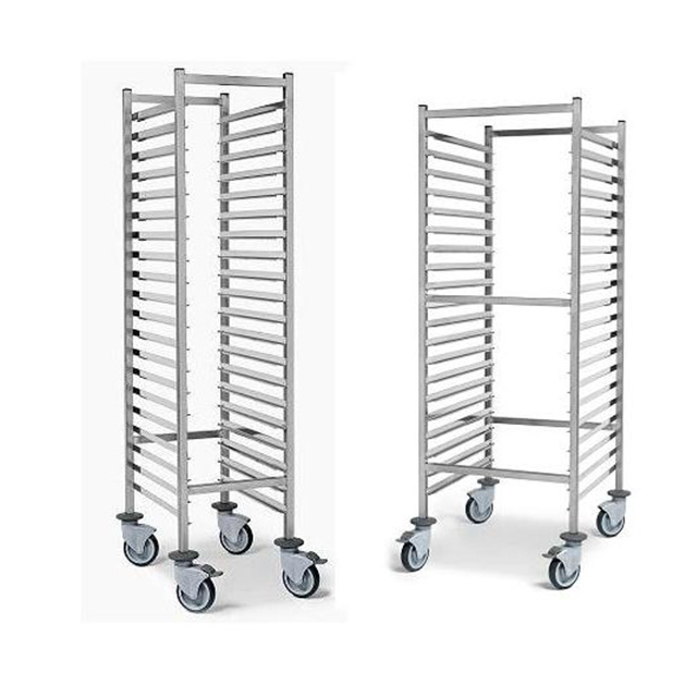 Restaurant Stainless Steel Pan Bakery Tray Rack Trolley