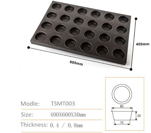 High Quality 24 Molds Cake Baking Pan/ Muffin Cake Baking Tray/Silicone Non-Stick Cake Mould