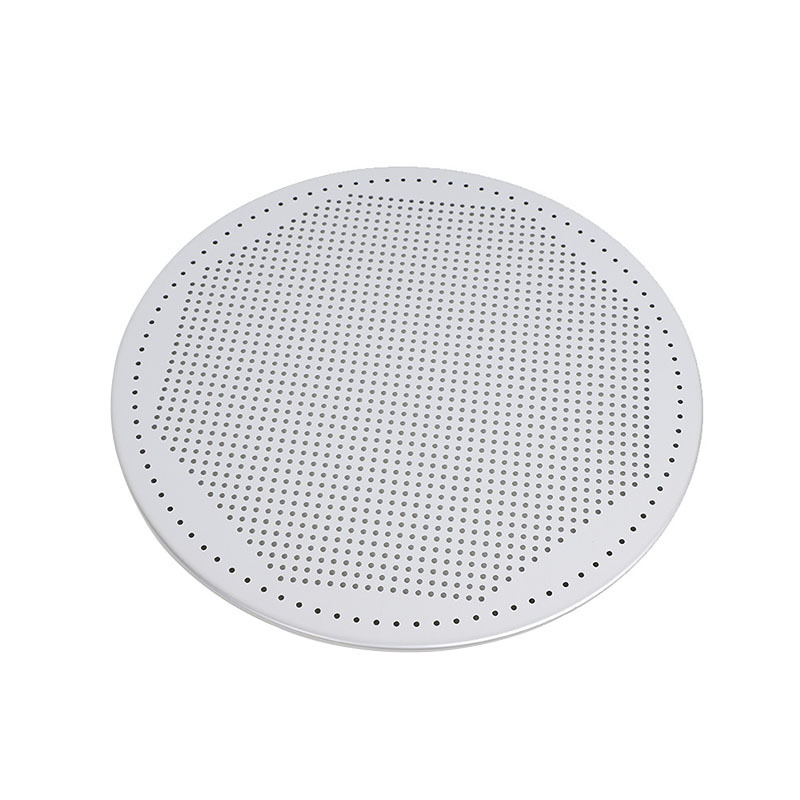 9cm-34cm Anodized Aluminium Perforated Round Pizza Screen Expanded Wire Mesh pizza Plate hut crisp pan Thin Crust Pizza Pan