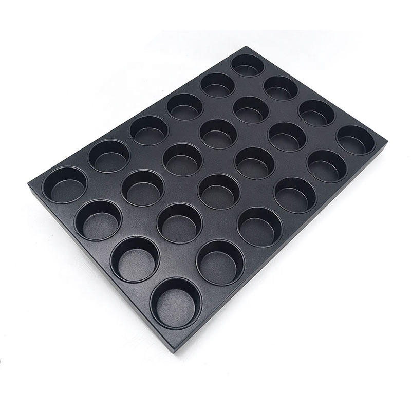 Durable Aluminized Steel 16/18/24 Cups Non Stick Muffin Tray Cupcake Baking Pan Commercial Bakery Baking Trays