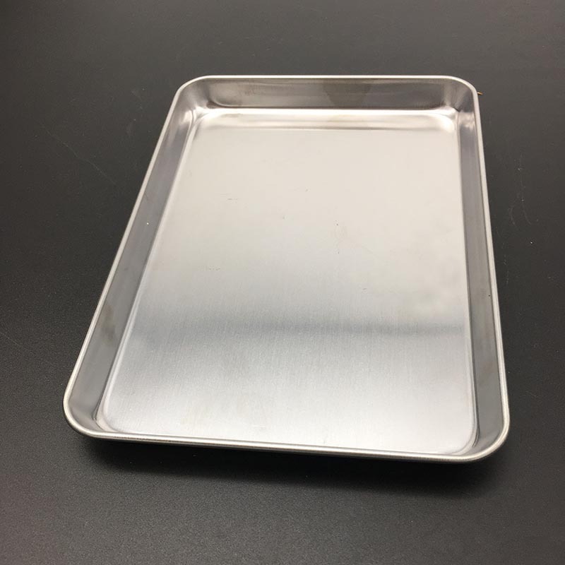 Customized aluminum alloy Stainless Steel Non-Perforated And Perforated Baking Tray Oven Tray Baking Pan Baking Sheet