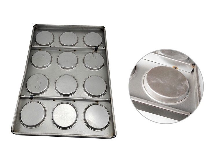 12/15/18/24/28 moulds Custom Made Metal Muffin Baking Pans Cupcake Muffin Tray 40*60 cm