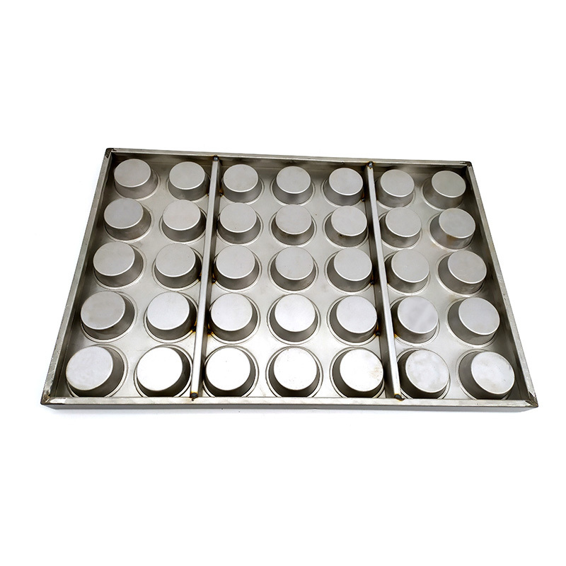 OEM ODM 35 Cup Aluminized Bakery Mold/Mould 18 in x 26 in Full-sized Muffin Cupcake Pan Baking Tins