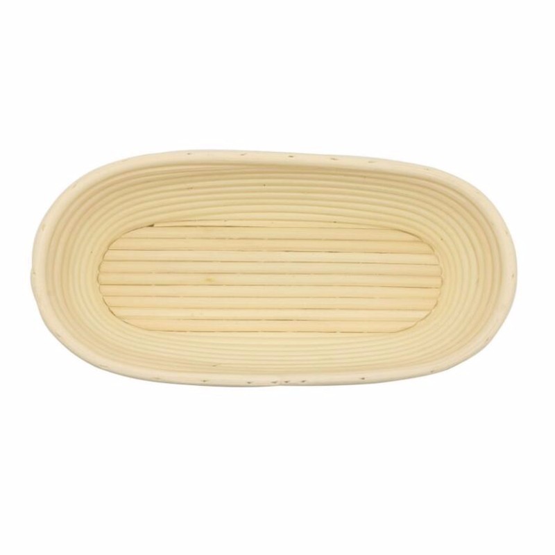 High Quality Rattan Woven Oval Banneton Bread Proofing Basket 30cm 35cm Brotform Sourdough Rising Fermentation Basket