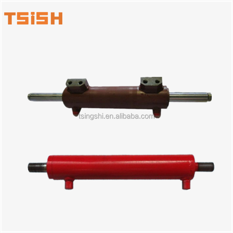 small mini micro short low double acting action tilt steering tie rod hydraulic piston welded cylinder for eaton tractor loader