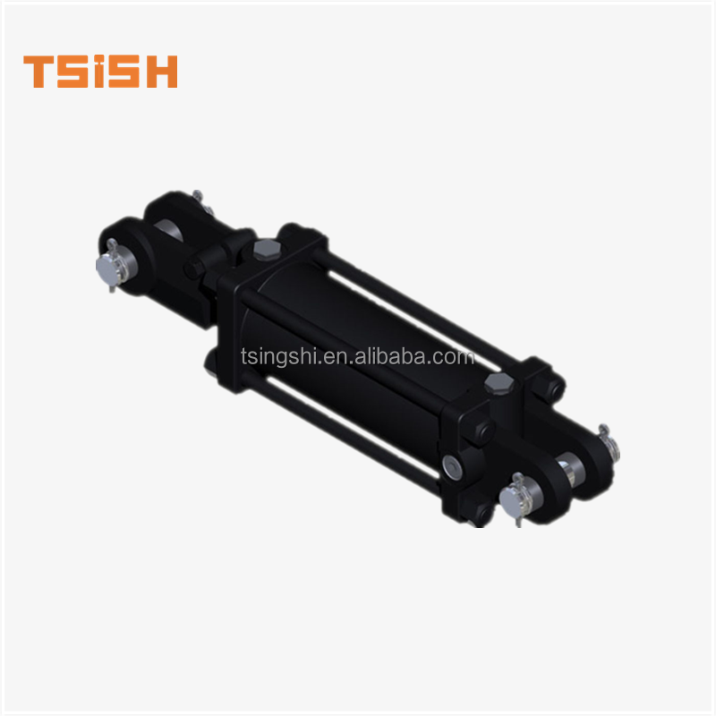 small mini micro short low double acting action tilt steering tie rod hydraulic piston welded cylinder for eaton tractor loader