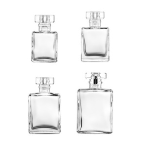 Manufacturer Premium 20ml 30ml 50ml 100ml Square Fragrance Cosmetics Packaging Spray Glass Perfume Bottle for Women