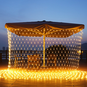 LED Fairy Lights Christmas Outdoor Waterproof Wedding Holiday Decoration Led Garland 96LEDs 144LEDs LED Net Mesh String Light