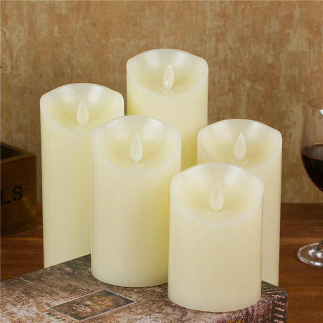 real flame warm light paraffin wax 5 hours timer s LED Tealight Flickering Bright Tea light Party Decor Accessories Home