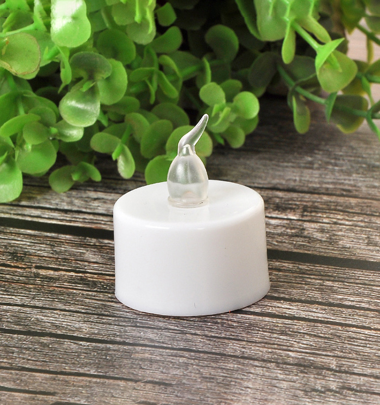 Tea Light Candles Warm White Flickering Battery Operated Flameless Mini LED Tea Light Candles