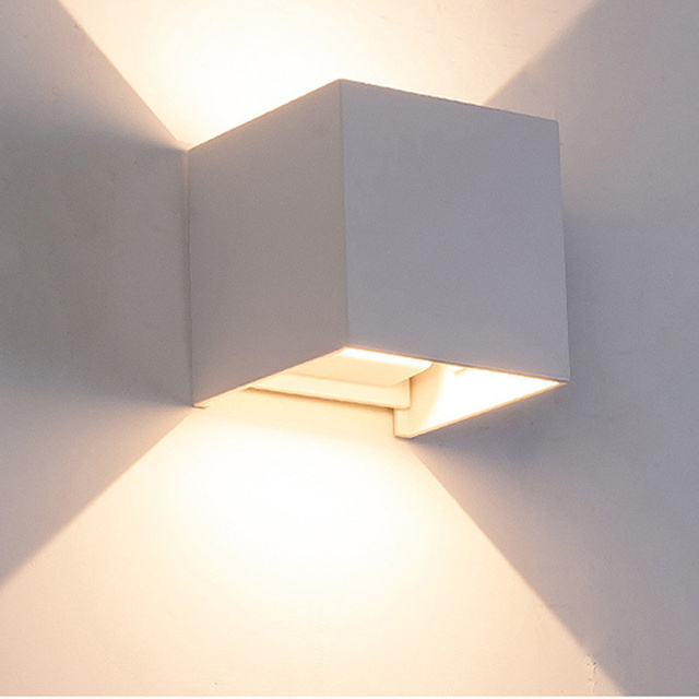 Down Lamp Exterior Cube Lights Outdoor Indoor Lighting Outdoor Garden Wall Lamp Led Wall Light