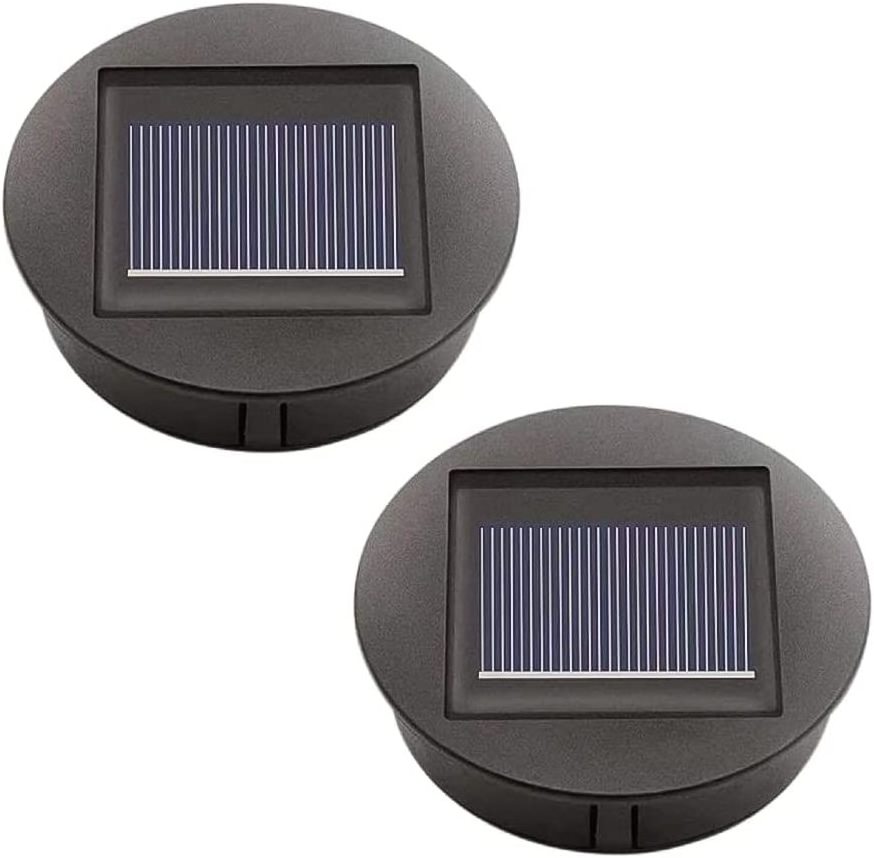 Solar Lights Replacement Parts Top with LED Bulbs Solar Panel Lantern Led Lights IP65 Waterproof Solar Lights Solar Panel