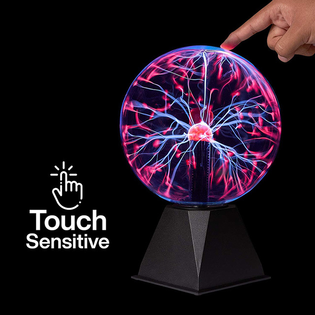 Kids toy festival gift  Plasma Ball Lamp Touch Sensitive Novelty  lightning globe mini ball Magic Static Ball