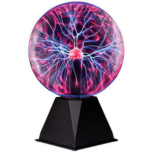 Kids toy festival gift  Plasma Ball Lamp Touch Sensitive Novelty  lightning globe mini ball Magic Static Ball