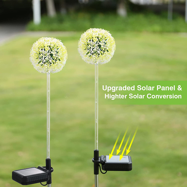 Solar Dandelion Garden Lights with 36 LED Waterproof Solar Lights Outdoor Decorative for Yard Solar Lights Outdoor Garden