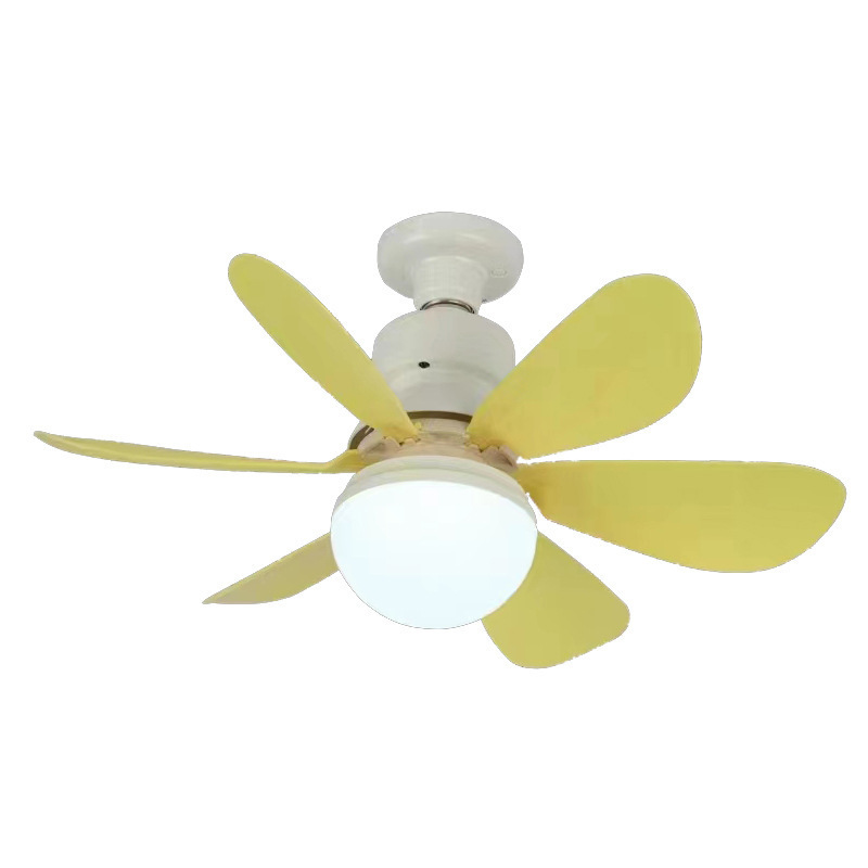 Socket Fan Light with Remote 16.5 Screw Ceiling Fans with Lights E26 Base Small Ceiling Fan Socket Ceiling  with Led