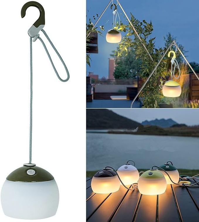 Tsinye LED Camping Tent Light Camping Lamp USB Camping Lantern Rechargeable Hanging Tent Lantern for