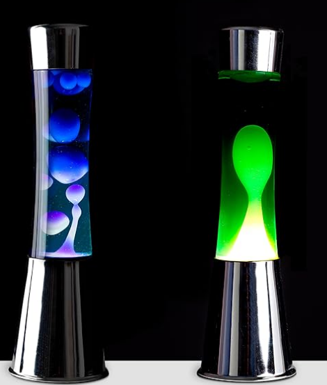 TSINYE Table Rainbow Lava Lamp/Multi-Coloured Base/Retro Nostalgia/Relaxing Mood Light/Modern Tower Design