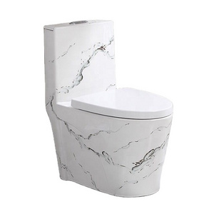 Wholesale round modern Ceramic One Piece WC Toilet Bowl for home use