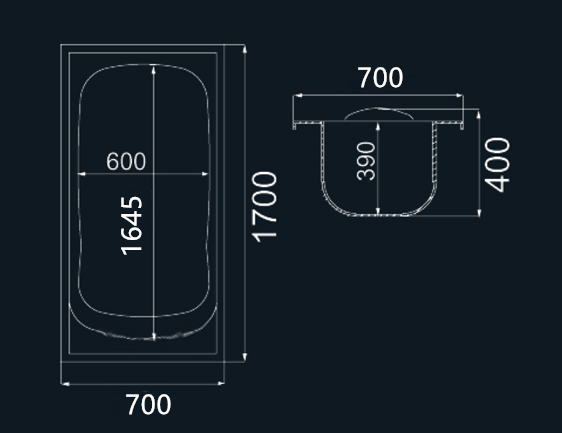 CE Approved  Bath Factory Guangdong Small Built Drop in Acrylic Bathtubs with Seat