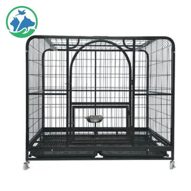 Medium Dog House Kennel Weather Water Resistant Waterproof Ventilate Plastic Durable Indoor