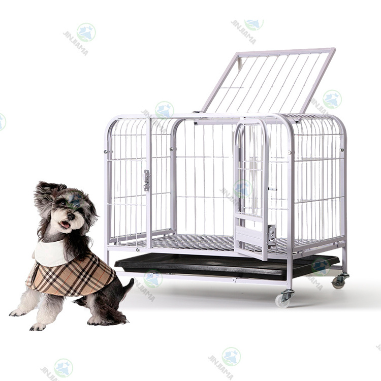 custom Wooden Decorative Dog Cage Kennel Wire Door with Lock Small Animal House dog kennels pet house wood