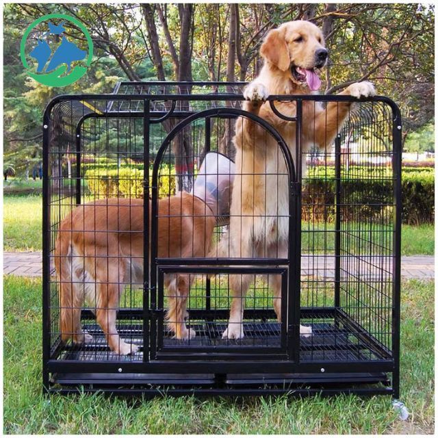 Medium Dog House Kennel Weather Water Resistant Waterproof Ventilate Plastic Durable Indoor