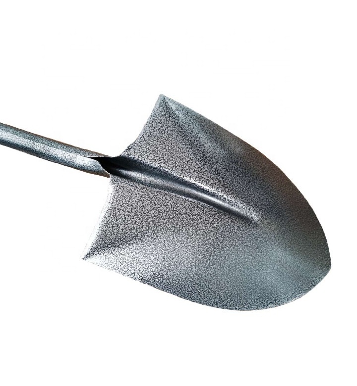 Agricultural Tools Carbon Steel S518My Spade Shovel Garden Digging Shovel With Welded Metal Handle Shovel