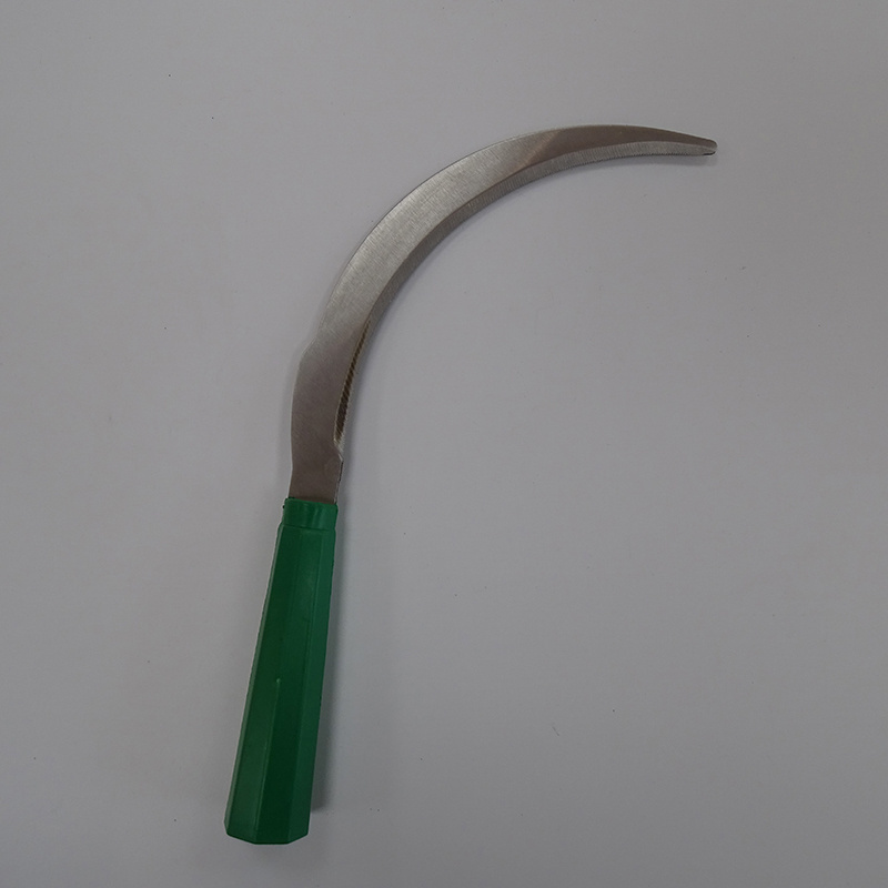 Middle East Agricultural hand tools saw tooth sickle  plastic  Handle Weeding Sickle