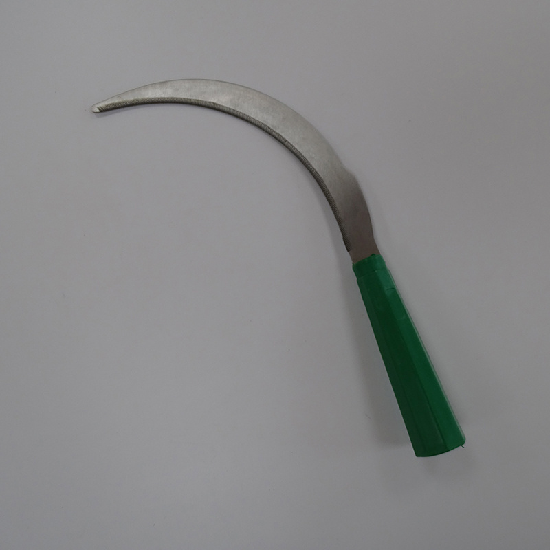 Middle East Agricultural hand tools saw tooth sickle  plastic  Handle Weeding Sickle