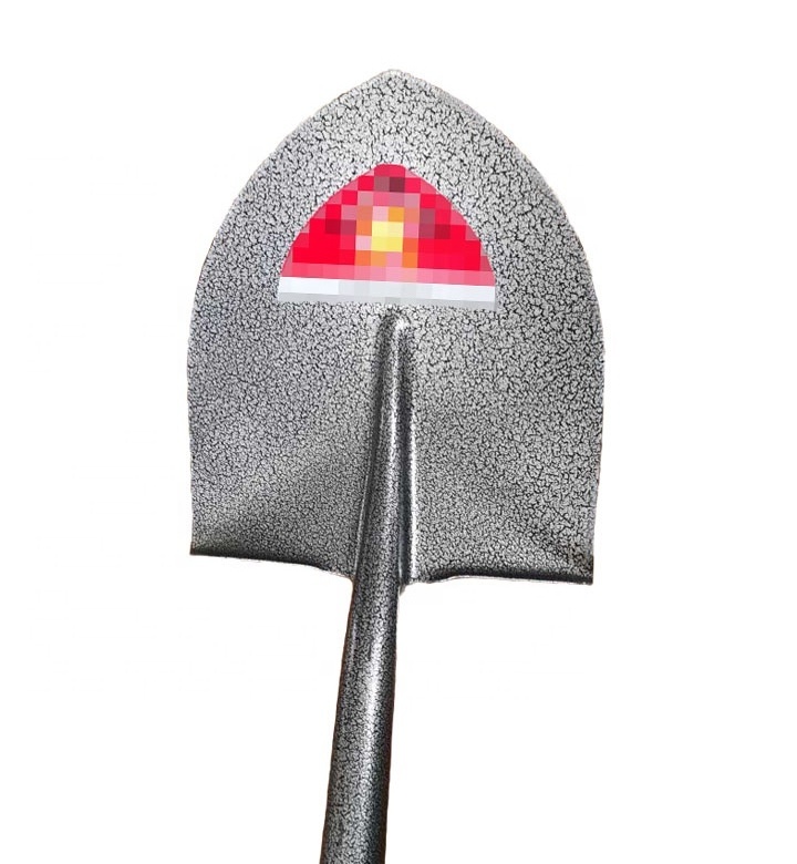 Agricultural Tools Carbon Steel S518My Spade Shovel Garden Digging Shovel With Welded Metal Handle Shovel